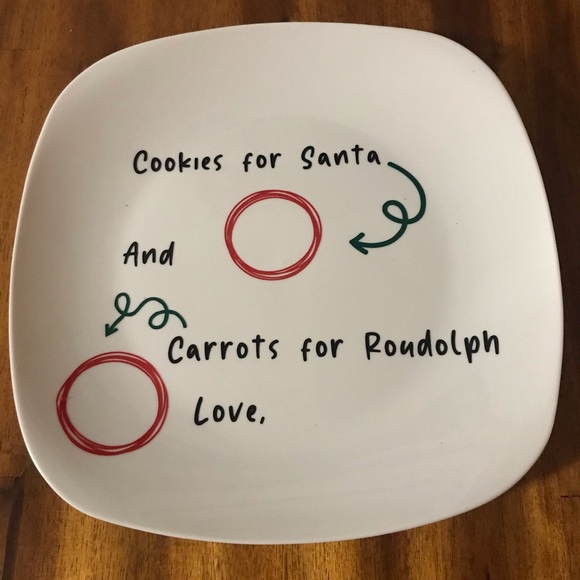 Cookies for Santa plate - Picture 1 of 1